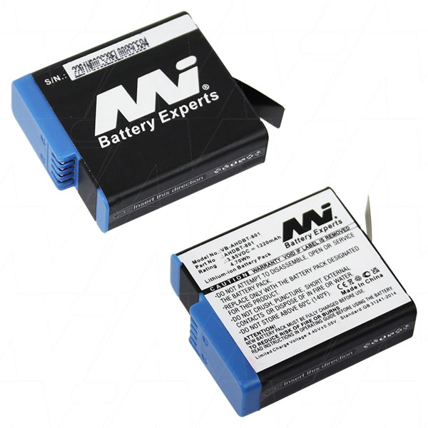 MI Battery Experts VB-AHDBT-801-BP1